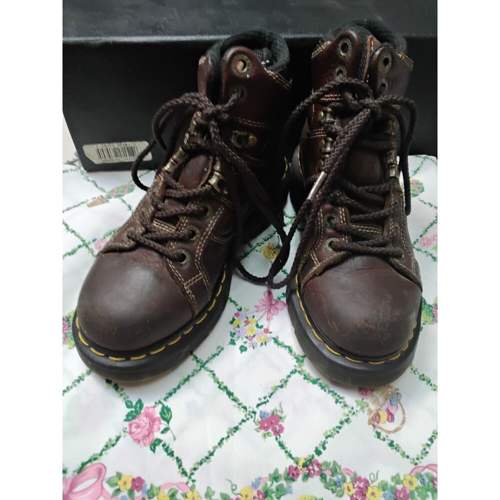 Dr. MARTENS IRON BRIDGE BOOTS AW004 US SIZE 4M LACE UP WORK BOOTS